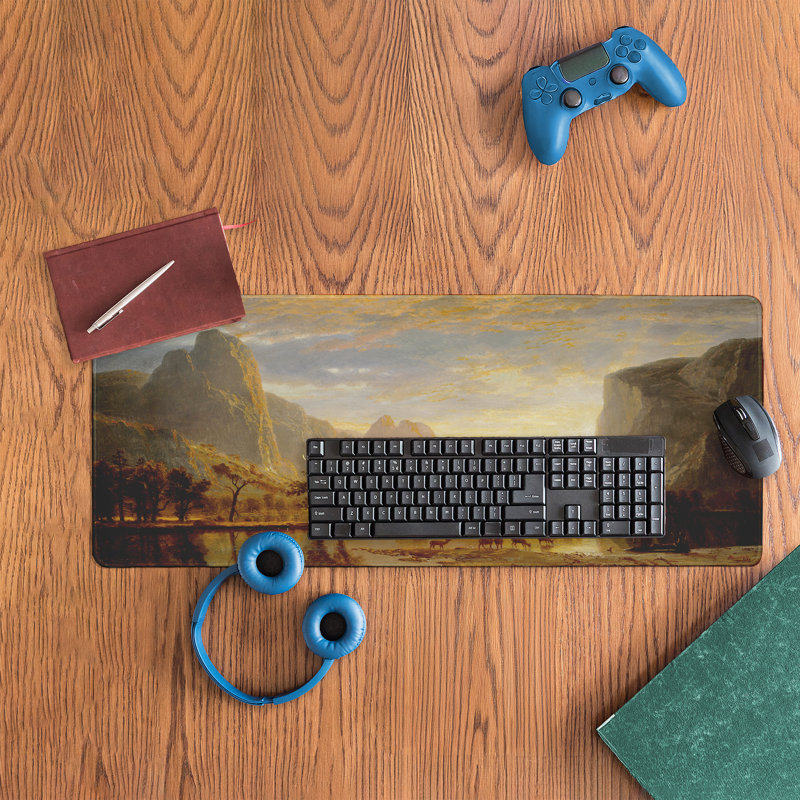 Fabric Desk Pad, 30 x 12