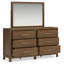 Commode et miroir Geovoni