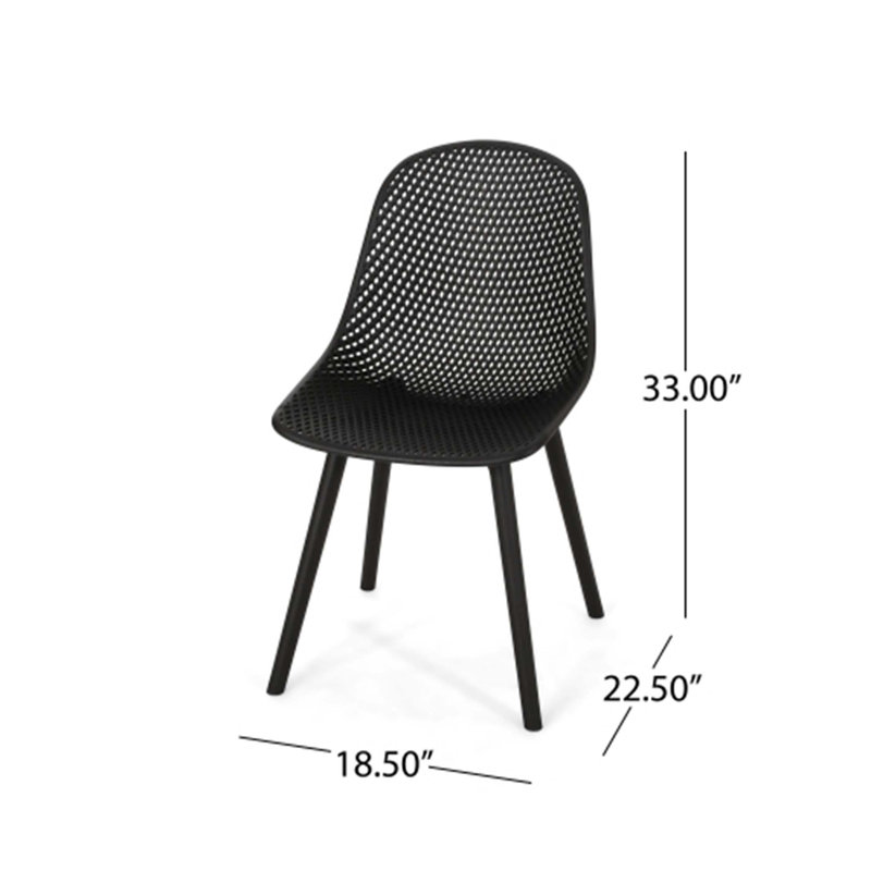 Chaise Posey (ensemble de 4), Noir
