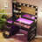 Vanity Desk With Lighted Mirror-1043882861