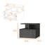 Table de chevet flottante Smokey-946599997