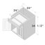 Armoire de cuisine de base l 24 po x H 34,5 po x P 24 po Casainc-117435387-112651952