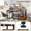 Computer Desk with Monitor Stand