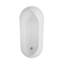 Baignoire de trempage blanche de 59 po avec garniture en chrome poli Davia-132484152