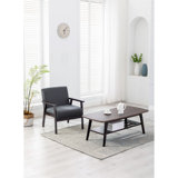 Espresso Coffee Table And Chair Set