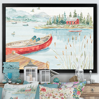 " Lake House Canoes I "