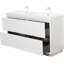 Meuble-lavabo autoportant avec lavabo, meuble de rangement avec tiroirs à fermeture en douceur, meuble-lavabo pour la maison