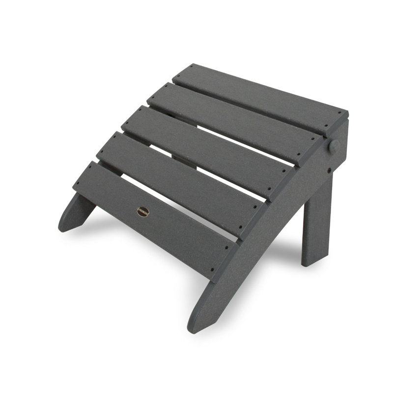 Repose-pieds POLYWOOD surdimensionné classique Adirondack Adirondack, Gris ardoise
