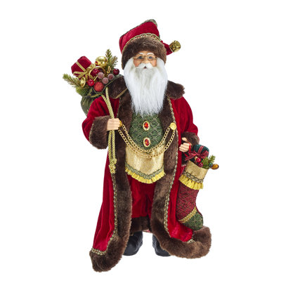 Kurt Adler 18-Inch Kringle Klaus Elegant Santa