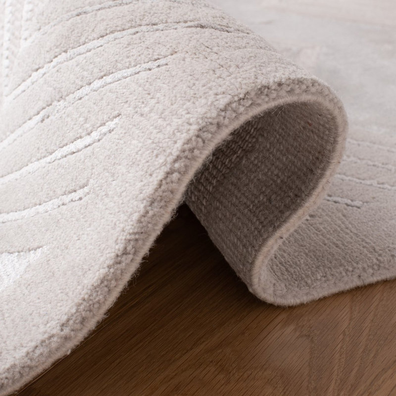 Ralph Lauren Monroe Chevron Wool, Viscose Chevron Rug, Rectangle 9' x 12'