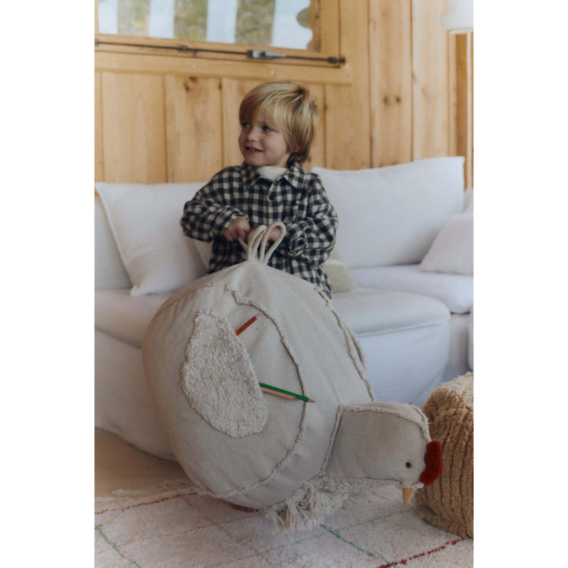 Growing Up On A Farm Novelty Pouf
