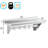 Stainles Steel Rectangle Wall Mounted Pot Rack-897608733