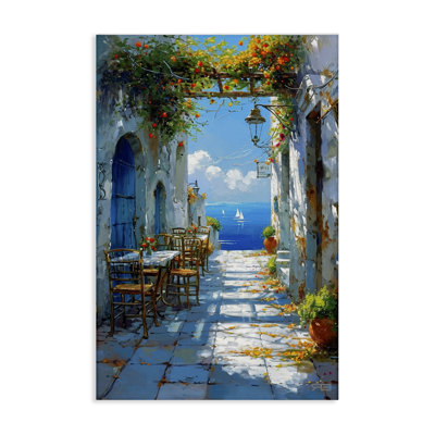Art mural sur toile, "Quaint Alley" par RB