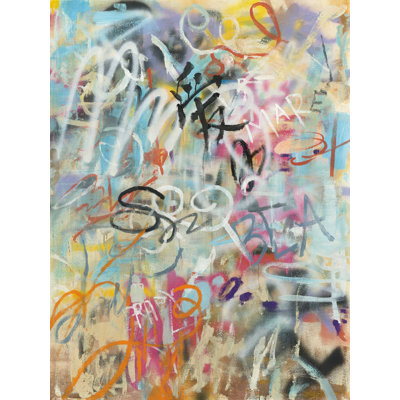 «Graffiti Love» par Danhui Nai, reproduction d'art sur toile tendue