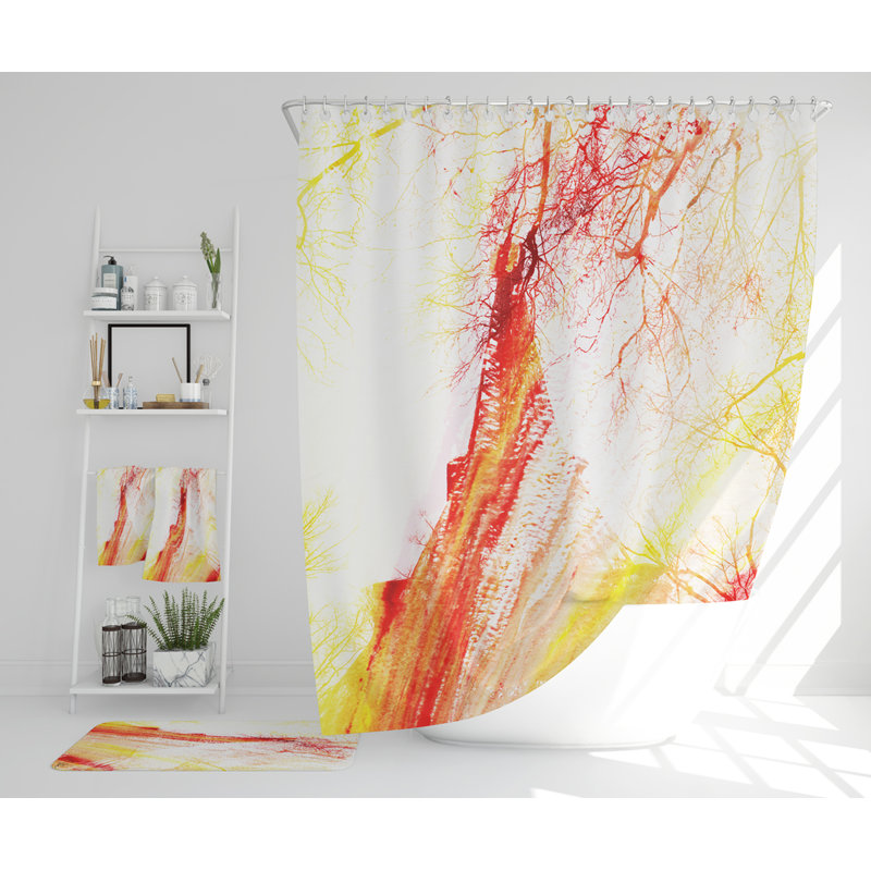 Neus Polyester Shower Curtain Set