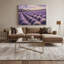 Art mural sur toile botanique lavande mauve
