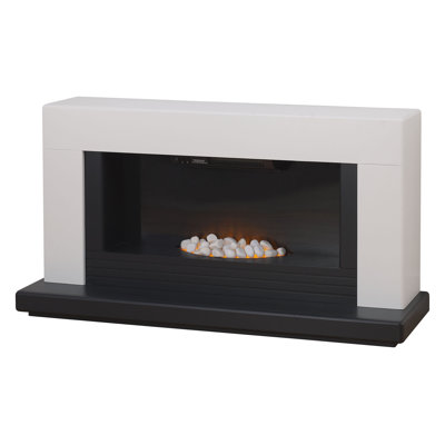 Carrera Adam 121.5cm W Electric Electric Fireplace Suite with 6824.28 BTU