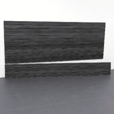 Laminated PVC Slatwall