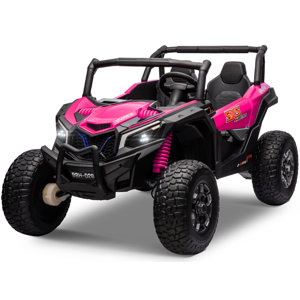 24V EVA Tires Ride On Toy Car UTV For Kids, 4X4 2 Seater With Remote Control