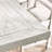 Caleb 94" Dining Table Distressed Ivory-334108850-334108845