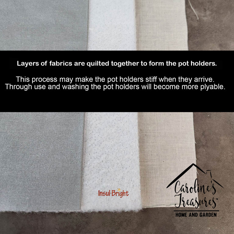 Colorful Violets Pair of Pot Holders