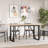 Dining Table Legs O-Frame 28.7" Steel-742729013