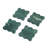 Marble Coasters - Set of 4 - Teal with Jute String