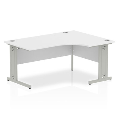 Impulse L-Shaped Metal Base Computer Desk