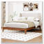Lit plateforme en bois de bambou