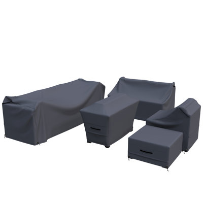 Bushrah Sectional Outdoor Seating Group Cover by Arlmont & Co.