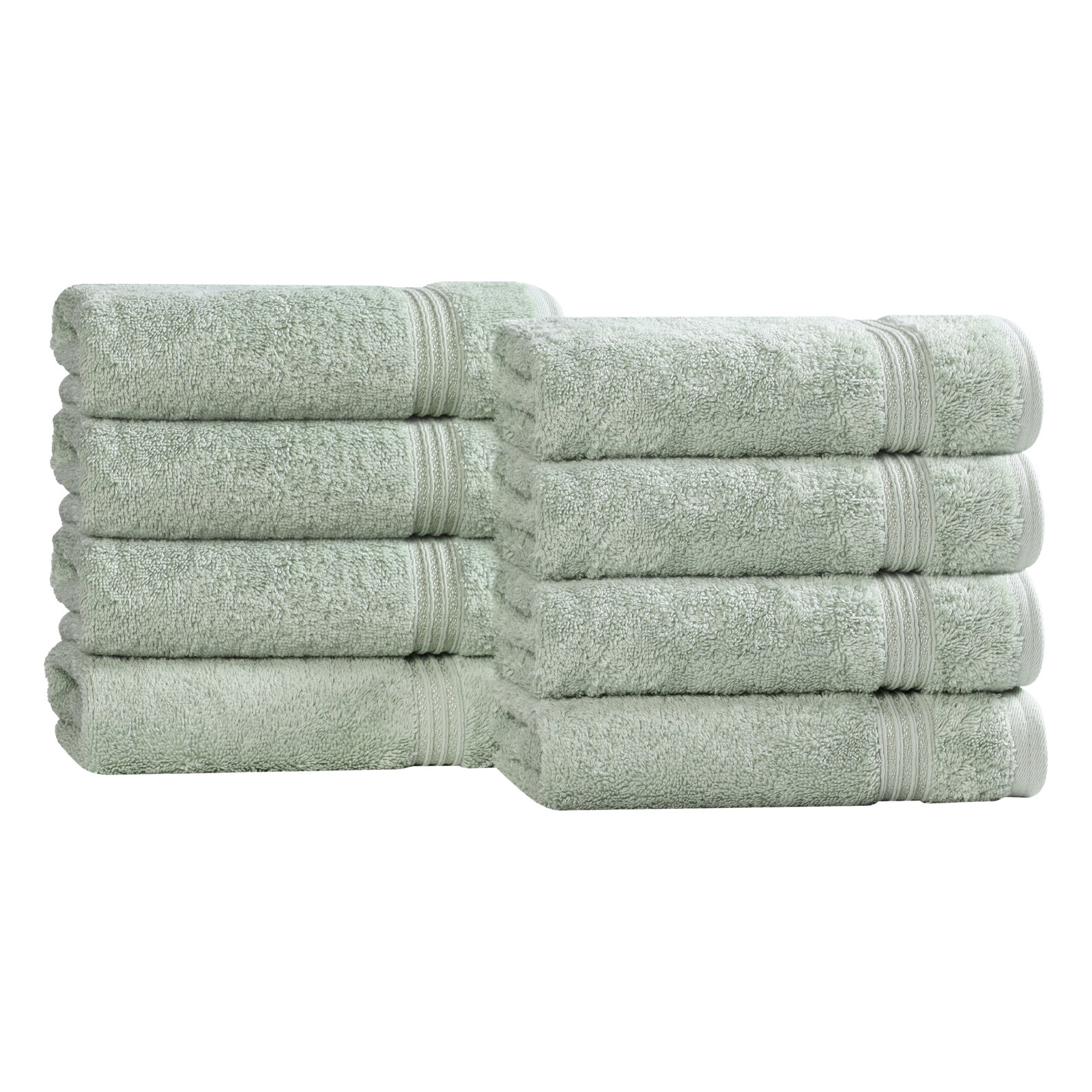 Oleg Egyptian Cotton Hand Towel Set, Sage