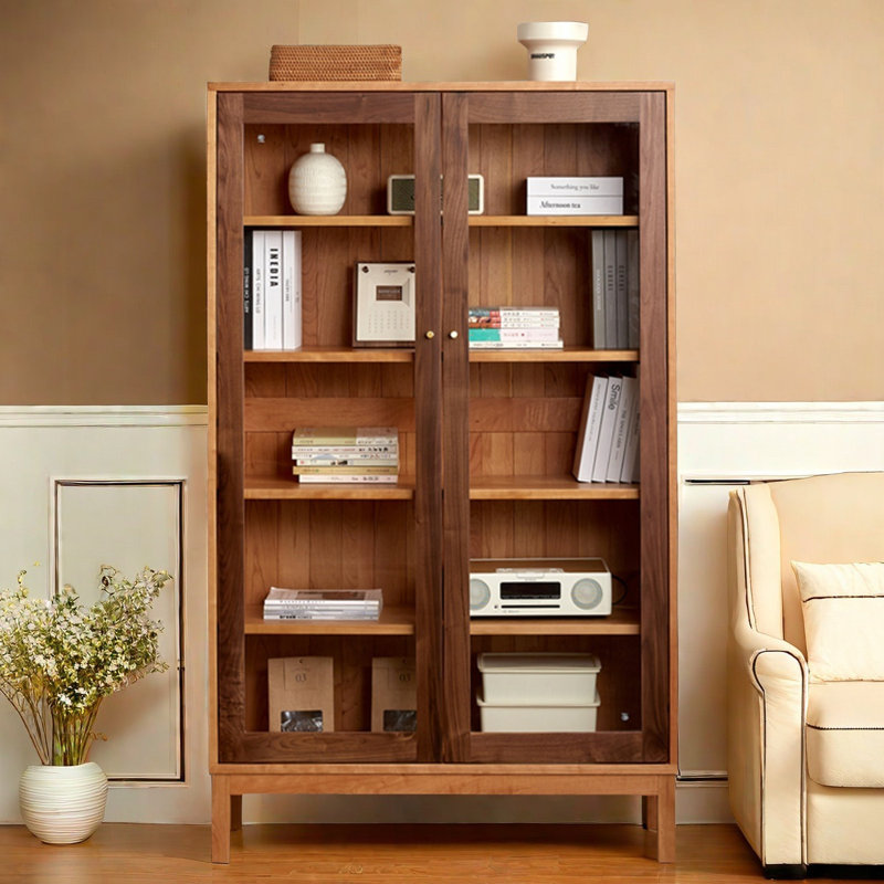 Modern Simple Solid Wood Bookcase