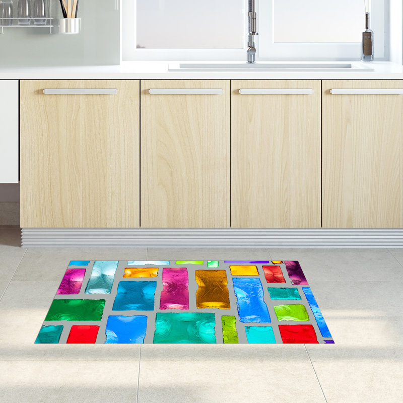 Gieseltraud Geometric Area Rug, Rectangle 52 x 280cm