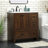 Soma 32'' Single Bathroom Vanity with Engineered Marble Top-553719621