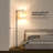 61.8'' Black LED Arched Floor Lamp with USB