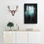 Misty Forest Abstract - Wrapped Canvas-56645217