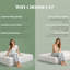 MHG Living Box Stitched Microfibre Mattress Topper - Ultra Soft Breathable Bed Topper With Elasticated Straps-1168502533