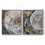 ABSTRACT Series CCLV III - Reproduction encadrée de qualité supérieure - prêt à être accroché - aucun clou requis - aucun clou requis-177200926-177200927