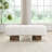 Marlon Dining Bench With Wooden Base-536343070-530345593