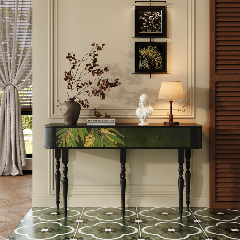 Commode d'entrée en bois massif