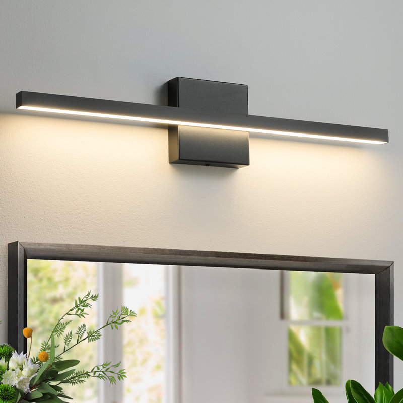  Trudy 24'' Dimmable LED Vanity Light, Matte Black