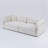 Upholstered Sofa With Throw Pillows-614406946