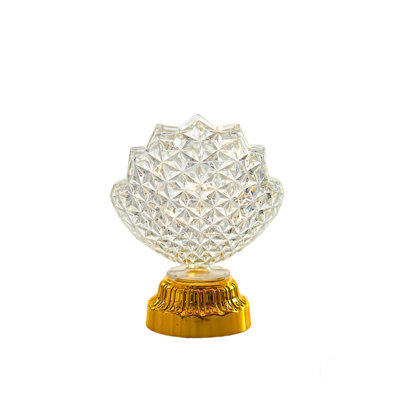 LED Night Light  Battery Powered Diamond-Cut Decorative Lamp  Portable Bedside Table Lamp For Bedrooms Living Rooms And Parties  Home Decor