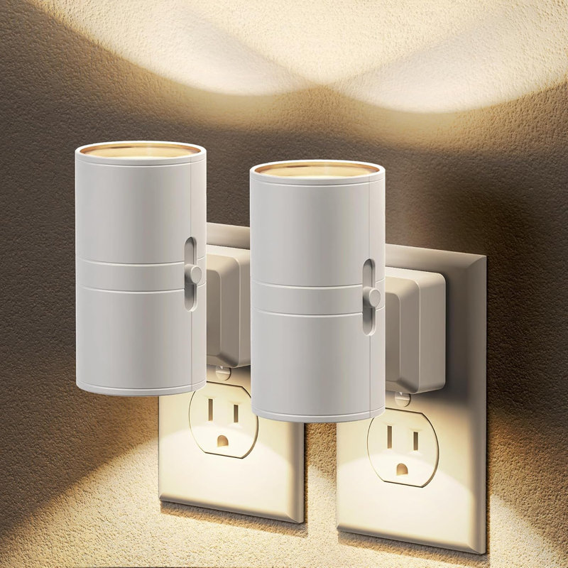 Night Light Plug In Night Lights Plug Into Wall Light Sensor 0 100LM Soft White 3000K Dimmable Night Light Modern Nightlight For Hallway Bedroom Stairway 2 Pack