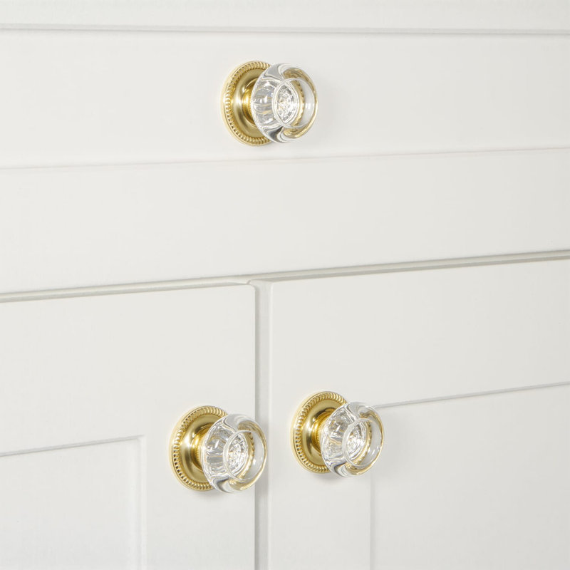 Bordeaux Round Knob, Polished Brass