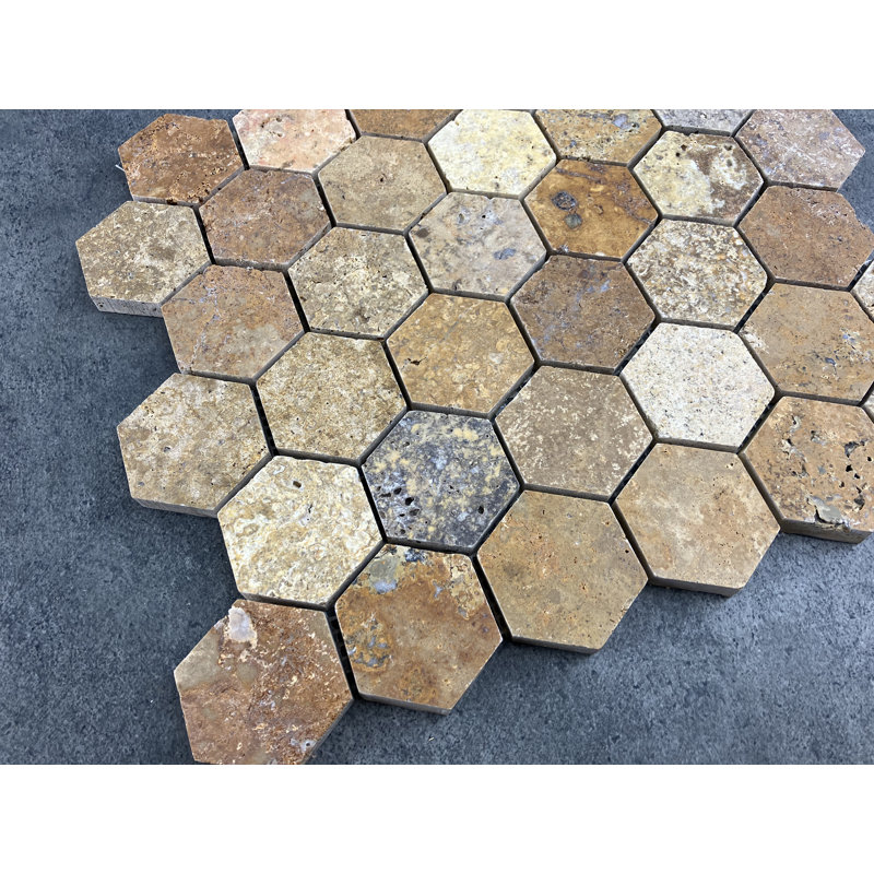 Feuille de mosaïque colorée 2 "Scabos