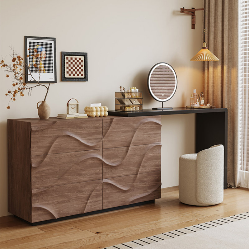 Retro Style Multi-Functional Dresser