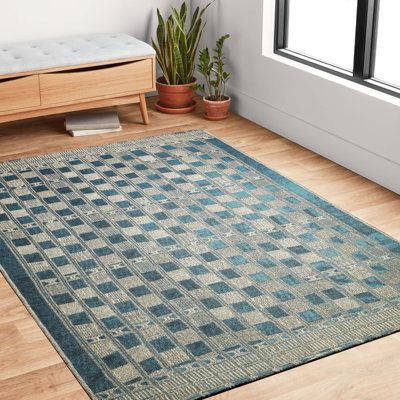 Tapis intérieur / extérieur tissé à la machine Homer 