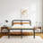 Heavy Duty Bed Frame With Wooden Headboard And Footboard-449326468