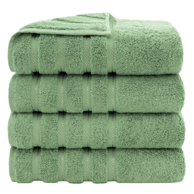 Ensemble de serviettes de bain turques de luxe 100% coton 4 pièces Edison Collection